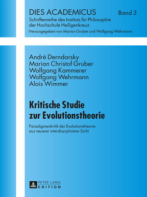 cover image of Kritische Studie zur Evolutionstheorie